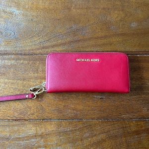 Michael Kors Red Wallet